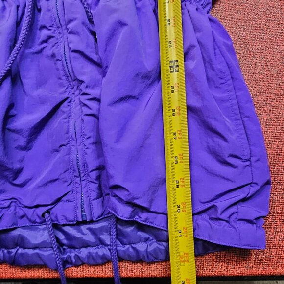 Vintage 80s Skiwear Jacket 8 Purple Geometric Southwestern Retro Snow Gorpcore - Picture 10 of 10